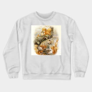 “Squirrel Nutkin and Friends” by Beatrix Potter Crewneck Sweatshirt